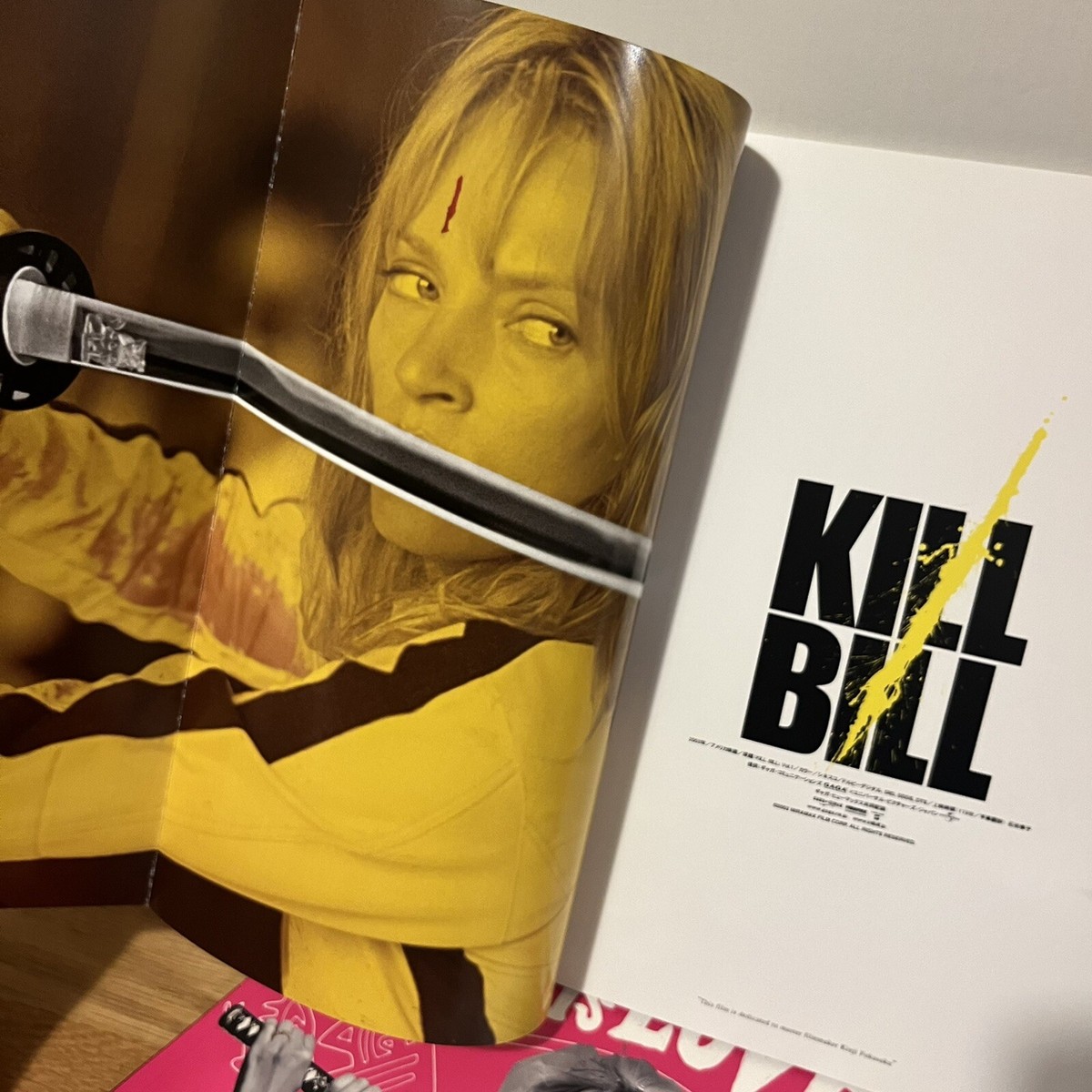 Kill Bill Vol.1 2 Lot2 Japan Movie Program Pamphlet Brochure