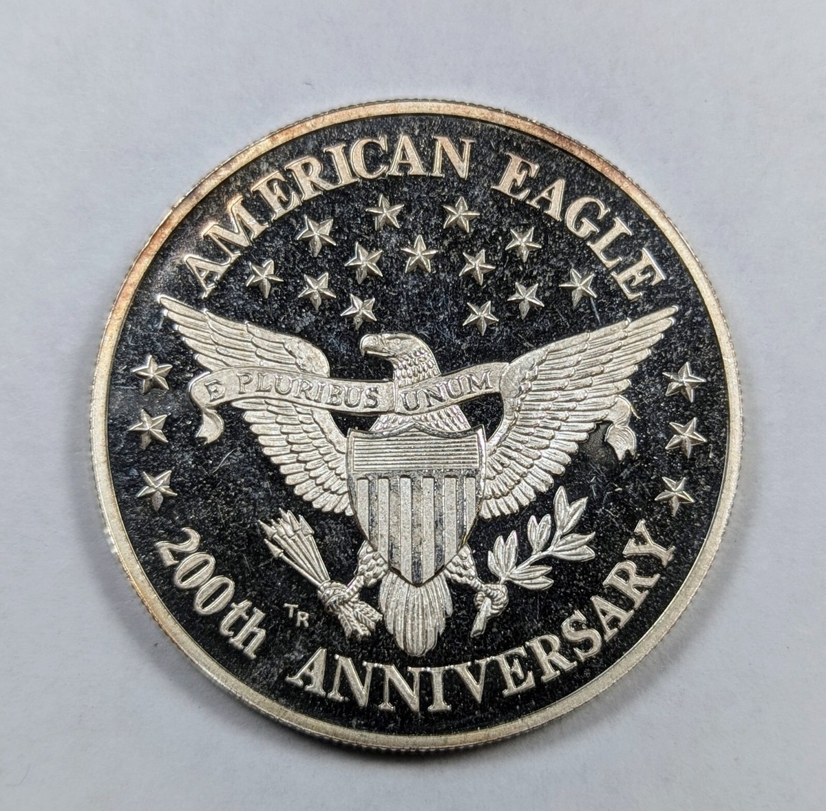 1982 Liberty Bicentennial 1 Oz. Silver Proof Old New England Mint