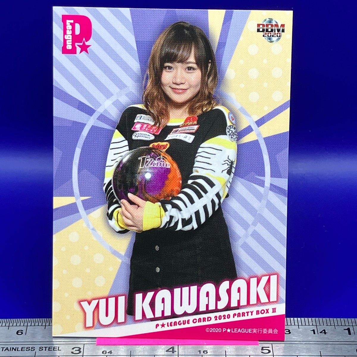 YUI KAWASAKI 18 Women's Pro Bowling Card BBM 2020 P-League TCG