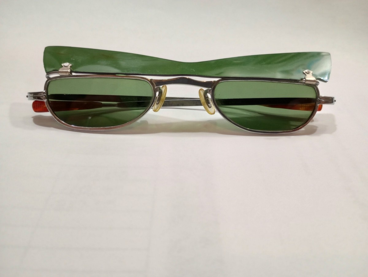Vintage 1960s Mod Rare KK Spectacle John Lennon Japan Flip-Up