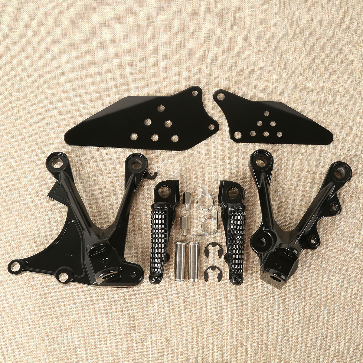 Front Footrests Foot pegs Fit For Kawasaki Ninja ZX6R ZX-6R 05-08