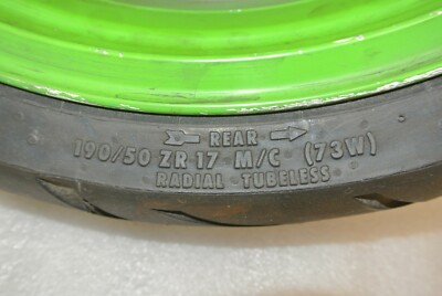 1998 Kawasaki ZX600J ZX6 ZX 600 Rear Back Wheel Rim & Tire 7X5.50