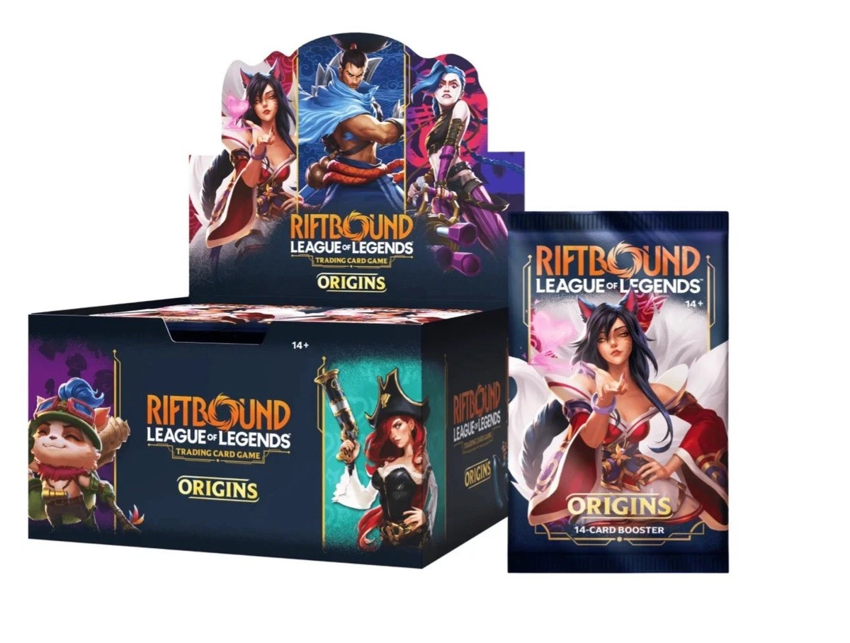 RIFTBOUND TCG ORIGINS BOOSTER BOX of 6 ( 1 CASE ) English League