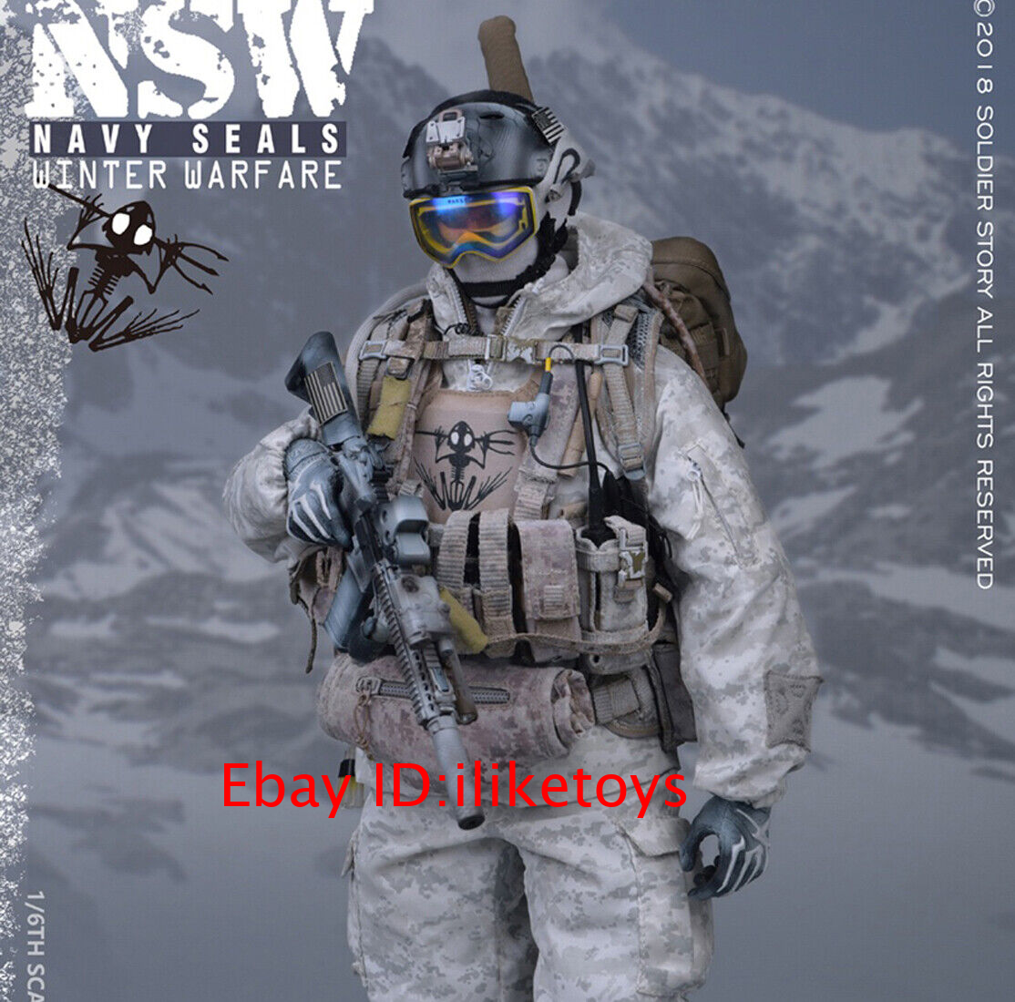 SOLDIER STORY NSW Navy Seals Winter Warfare MARKSMAN 1/6 Scale