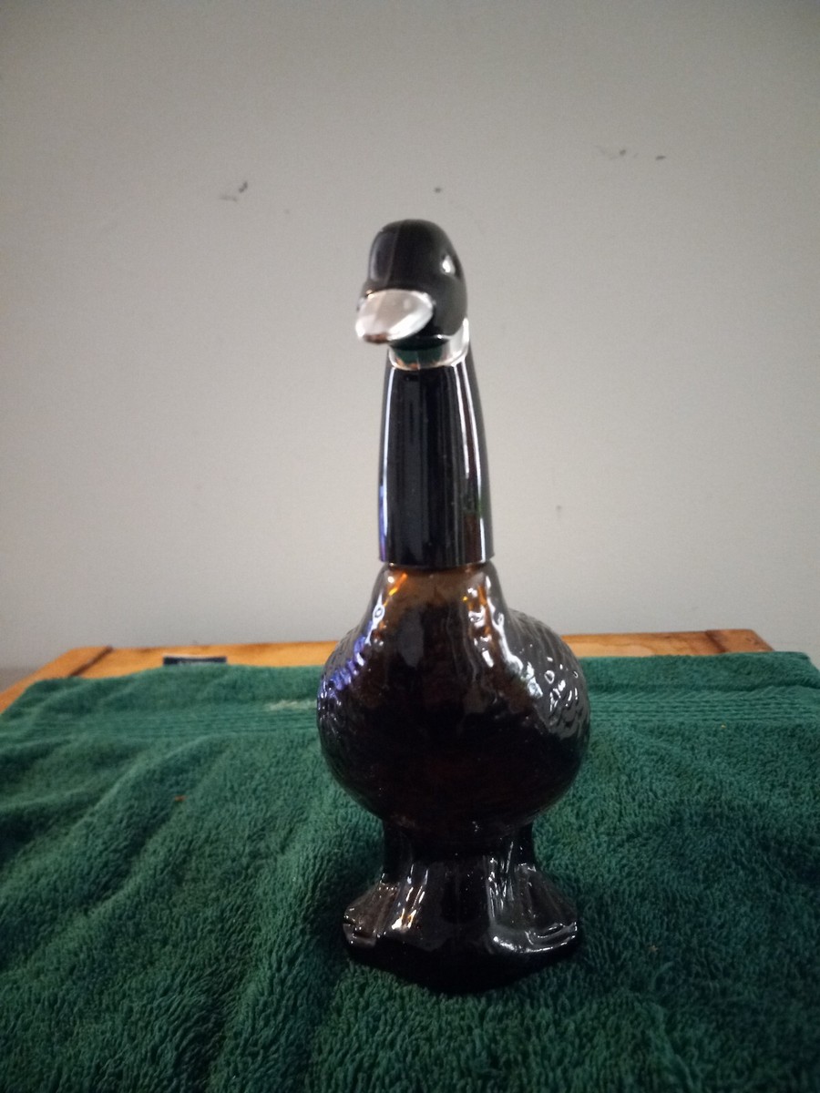 Vintage 1970's Avon Canadian Goose Cologne Bottle Glass Perfume