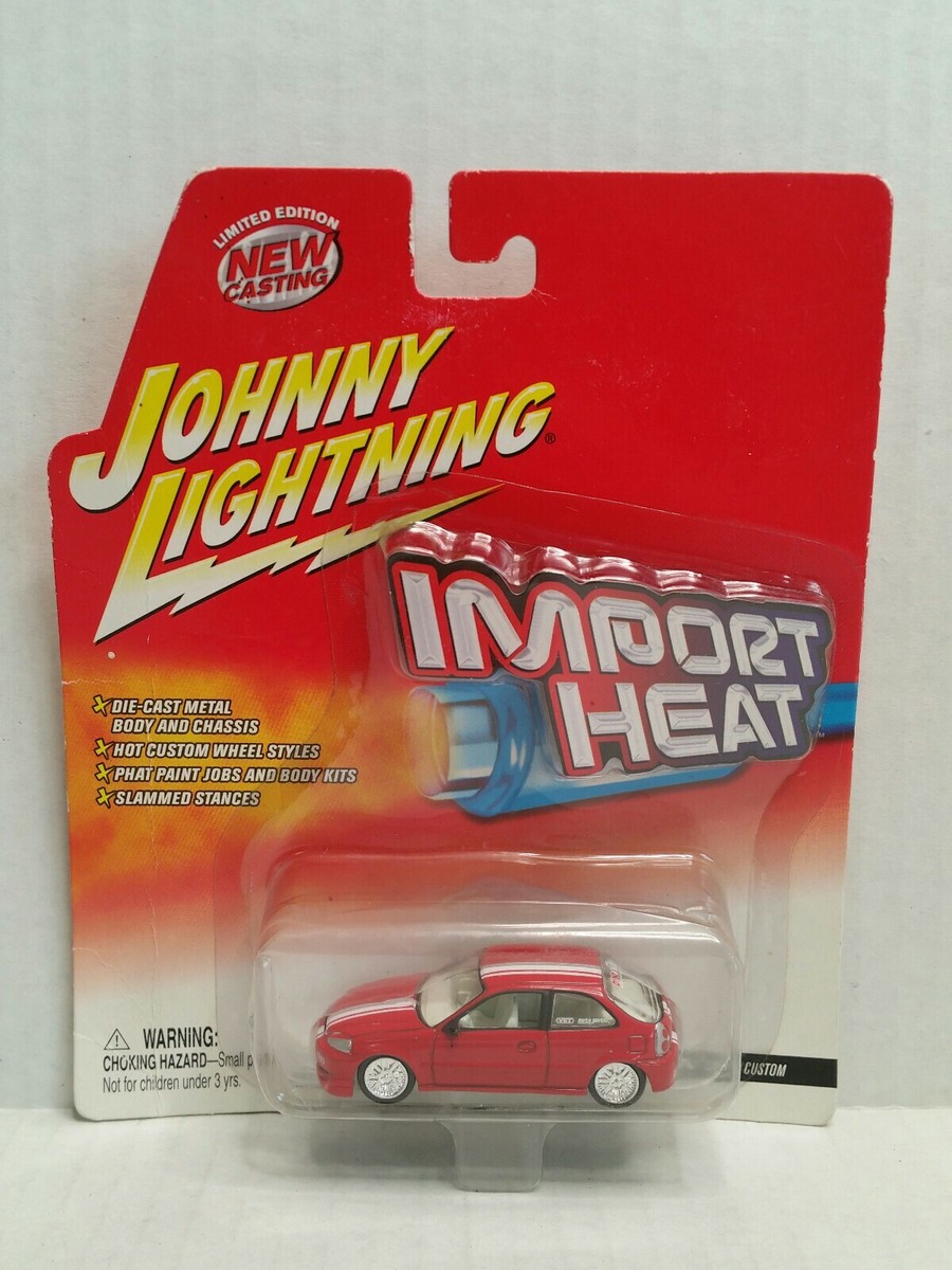 Johnny Lightning Import Heat Honda Civic Custom Red | eBay