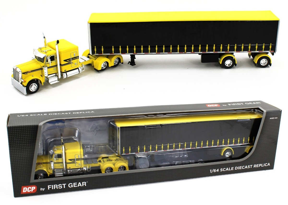DCP 1:64 *YELLOW & BLACK* Peterbilt 379 63