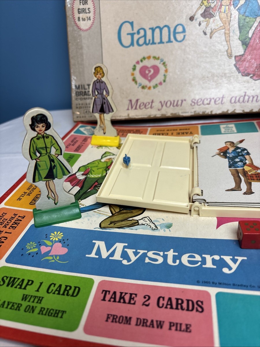 Mystery Date Board Game Vintage Complete Set Original 1965 Milton