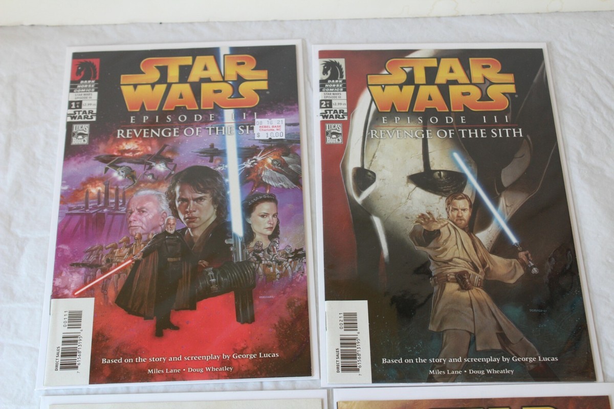 Star Wars Episode III Revenge Of The Sith Complete Set 1 -4 Dark