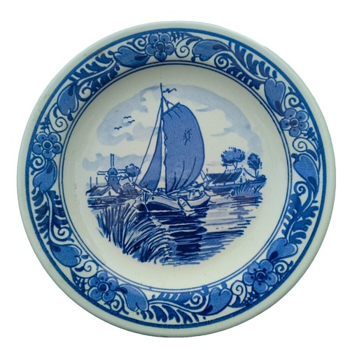 Blue Transition Oval Plate Royal Delft 1653 - 9 3/4” x 5 7/8” | eBay