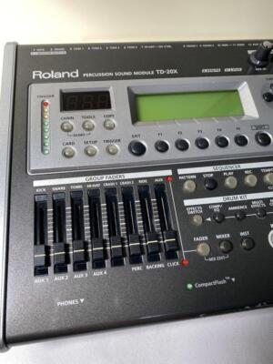 Roland Electronic Drum Sound Module V-Drums TD-20 Cables Mount