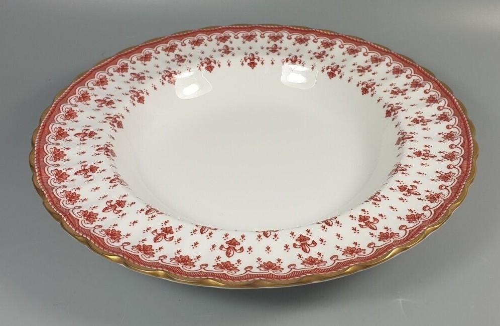 SPODE FLEUR DE LYS RED TABLEWARE, *SOLD INDIVIDUALLY, TAKE YOUR