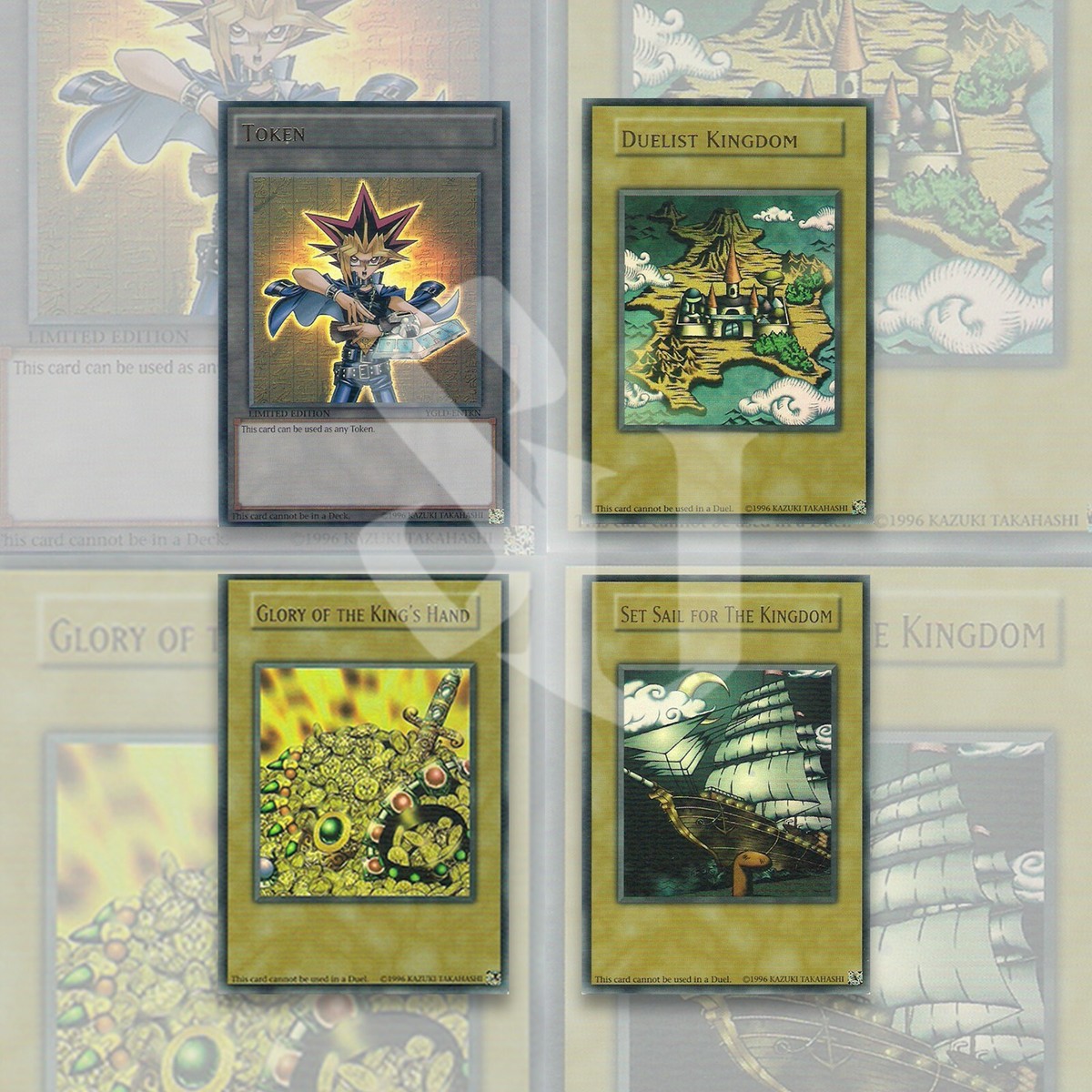 DUELIST KINGDOM & YAMI YUGI TOKEN CARD SET | Ultra Rare Glory Sail