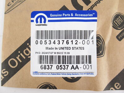 Genuine OEM Mopar 68638535AA 'GRAND' Front Door Nameplate 18-22