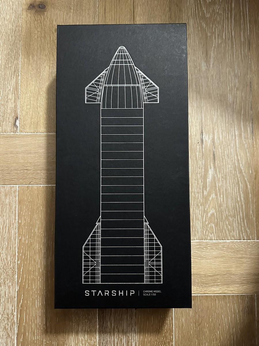 NEW] [READY TO SHIP] [ULTRA RARE] SpaceX Starship Chrome Model Pre