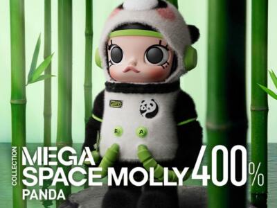 タレント・お笑い芸人 MEGA SPACE MOLLY 400%PANDA POPMART MEGA SPACE