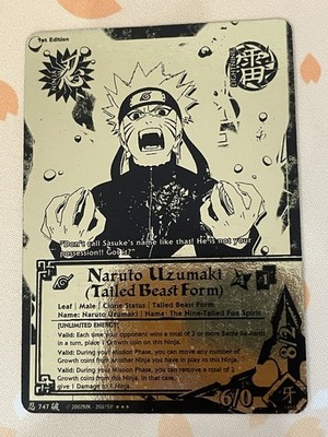 Naruto CCG, Naruto Uzumaki Tailed Beast, 747, 1st Edition, MP
