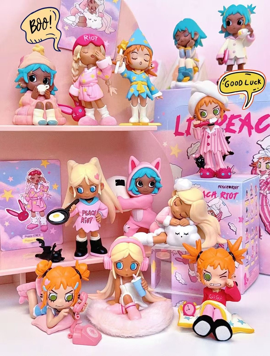 Authentic Lil Peach Riot Sleepover Series Confirmed Blind Box
