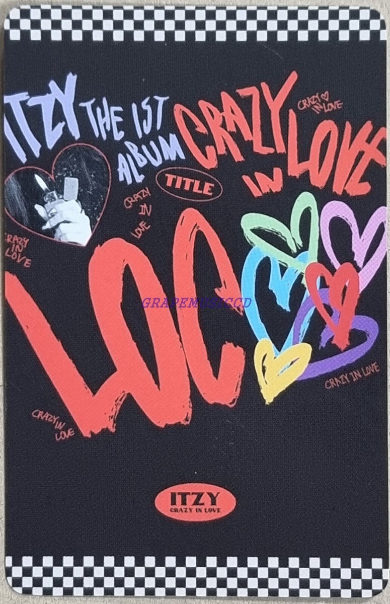ITZY CRAZY IN LOVE WITHDRAMA Pre-order BENEFIT POB Official
