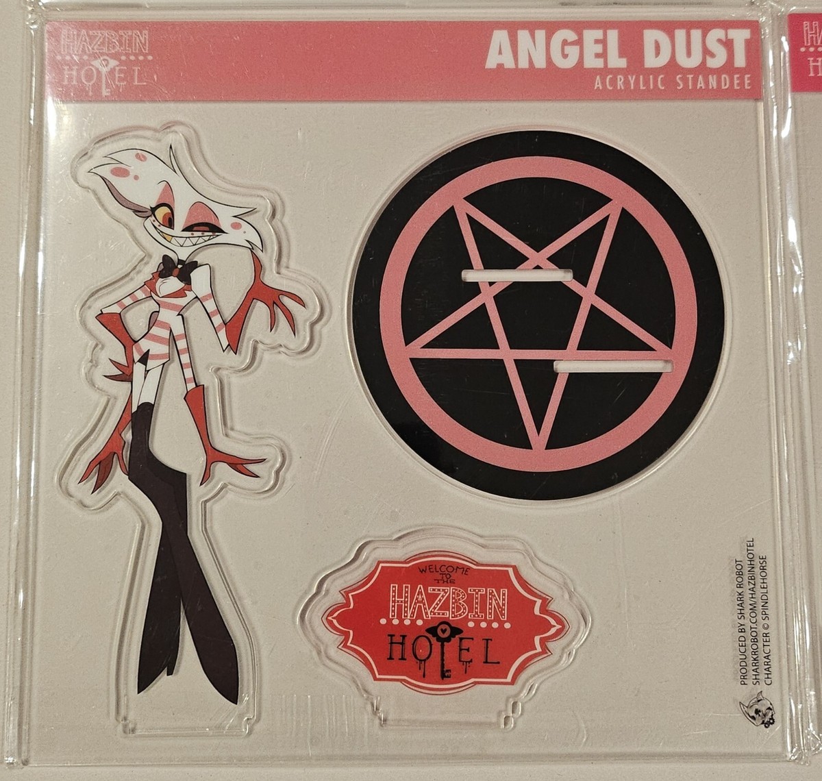 Official* Hazbin Hotel Angel Dust Acrylic Standee Lot Of 2 | eBay