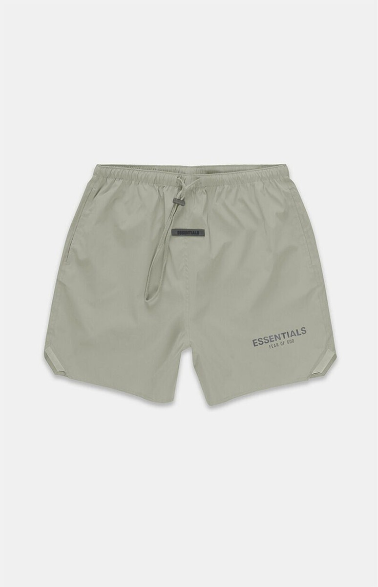 NWT FOG Fear of God Essentials Volley Shorts Pistachio FW21 S | eBay