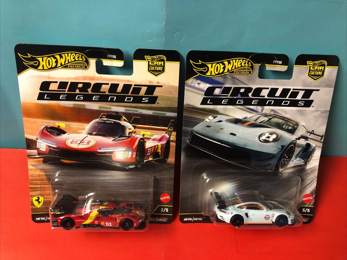 Hot Wheels Ferrari 499P & Porsche 911 GT3 R 992 - Lot Of 2