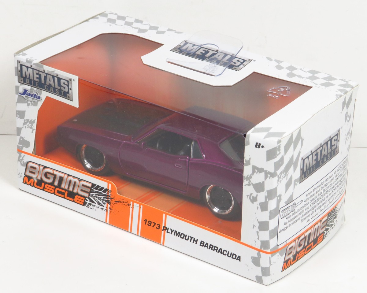 Jada Metals Bigtime Muscle 1973 Plymouth 73 Barracuda Purple