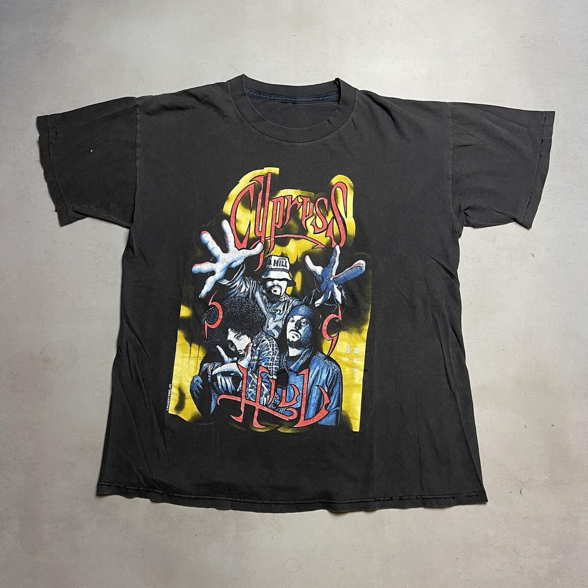 Vintage 90s Cypress Hill Experience Thrashed Single Stitch Rap Tee