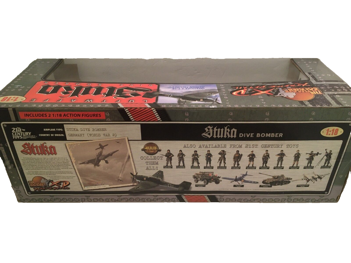 Rare 1:18 Ultimate Soldier German JU-87 Stuka Desert Snake - NIB