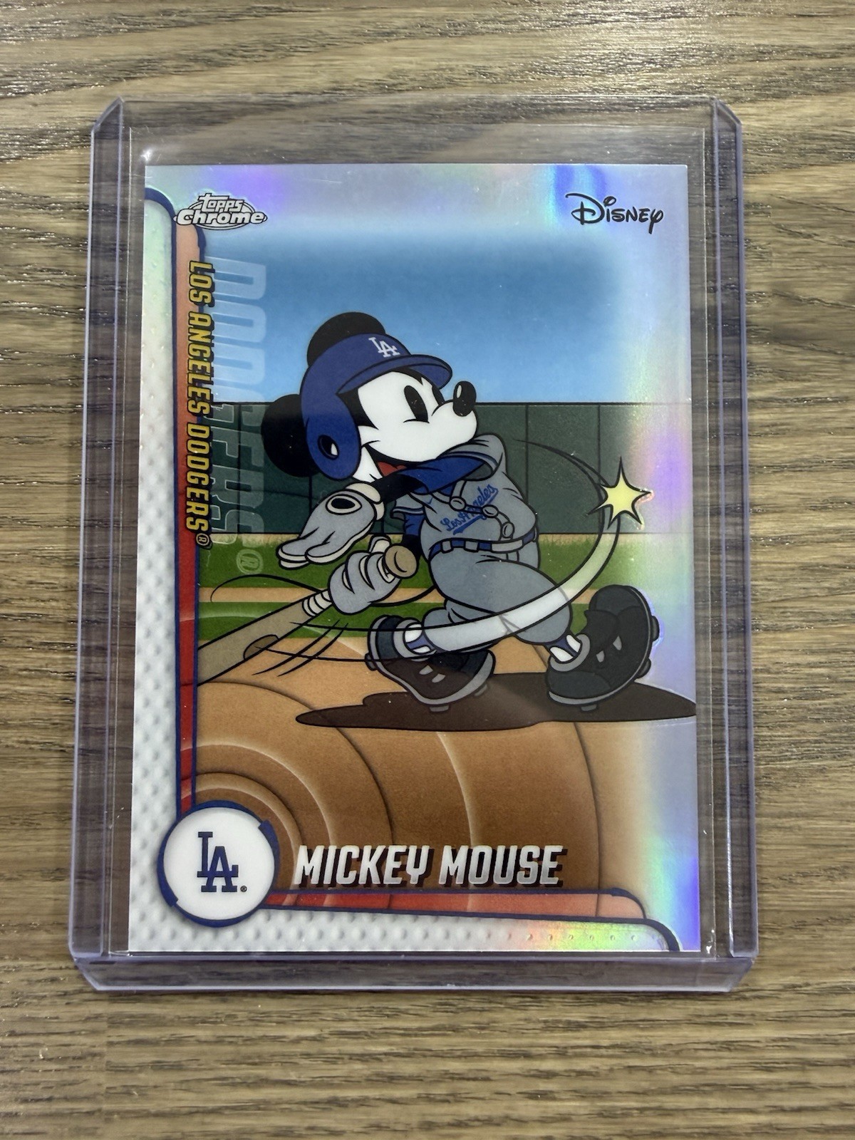 Mickey Mouse (Dodgers) 2025 Topps Chrome Update #MLBA-1 Mickey