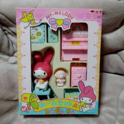 Sanrio Showa Retro My Melody 1976 Home Set A Unused Vintage from