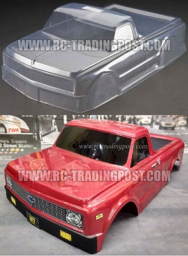 1972 Chevy C10 Clear RC Body 1/10 Short Course (Slash,SC10,Senton