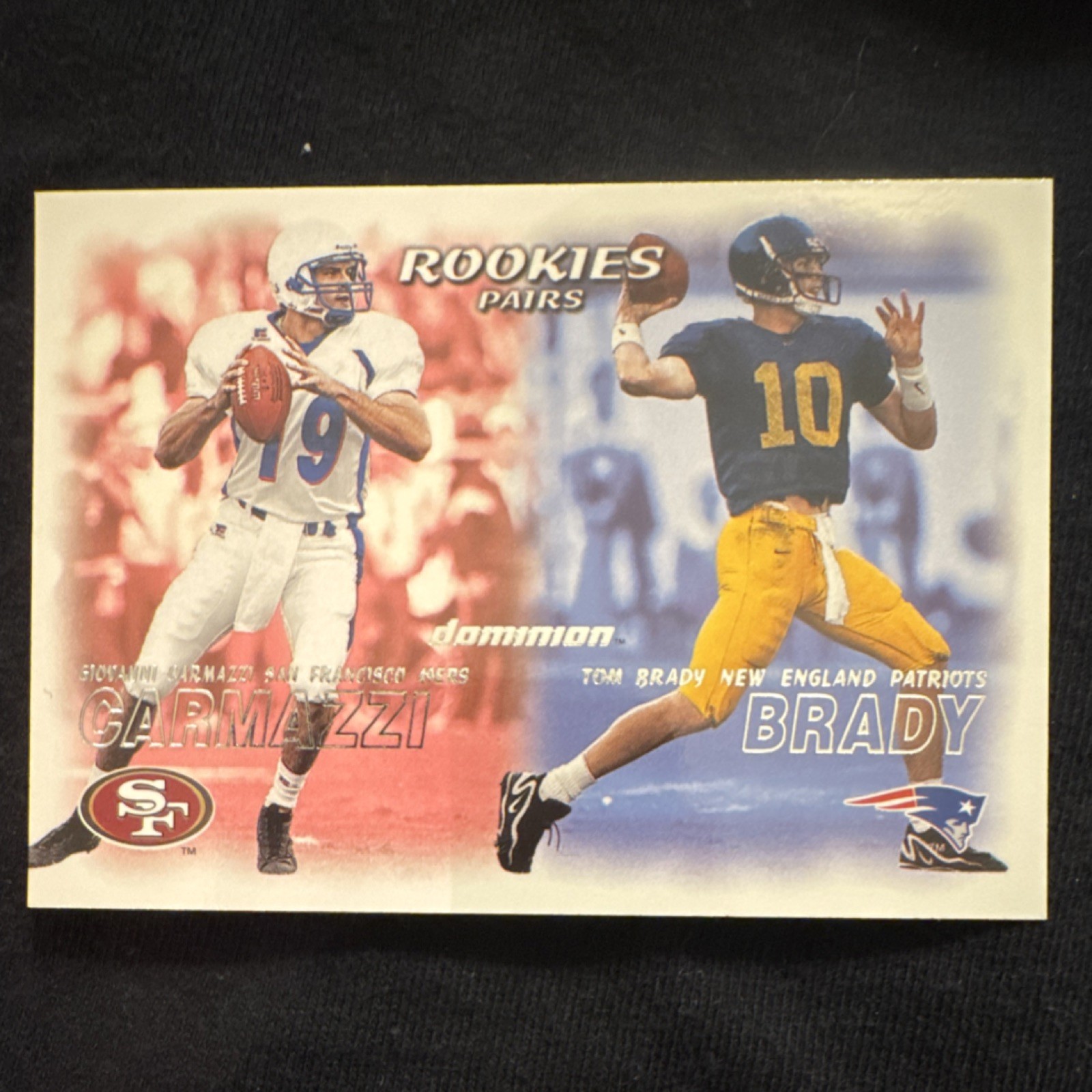 Tom Brady 2000 Skybox Dominion #234 Rookies Pairs Price Guide