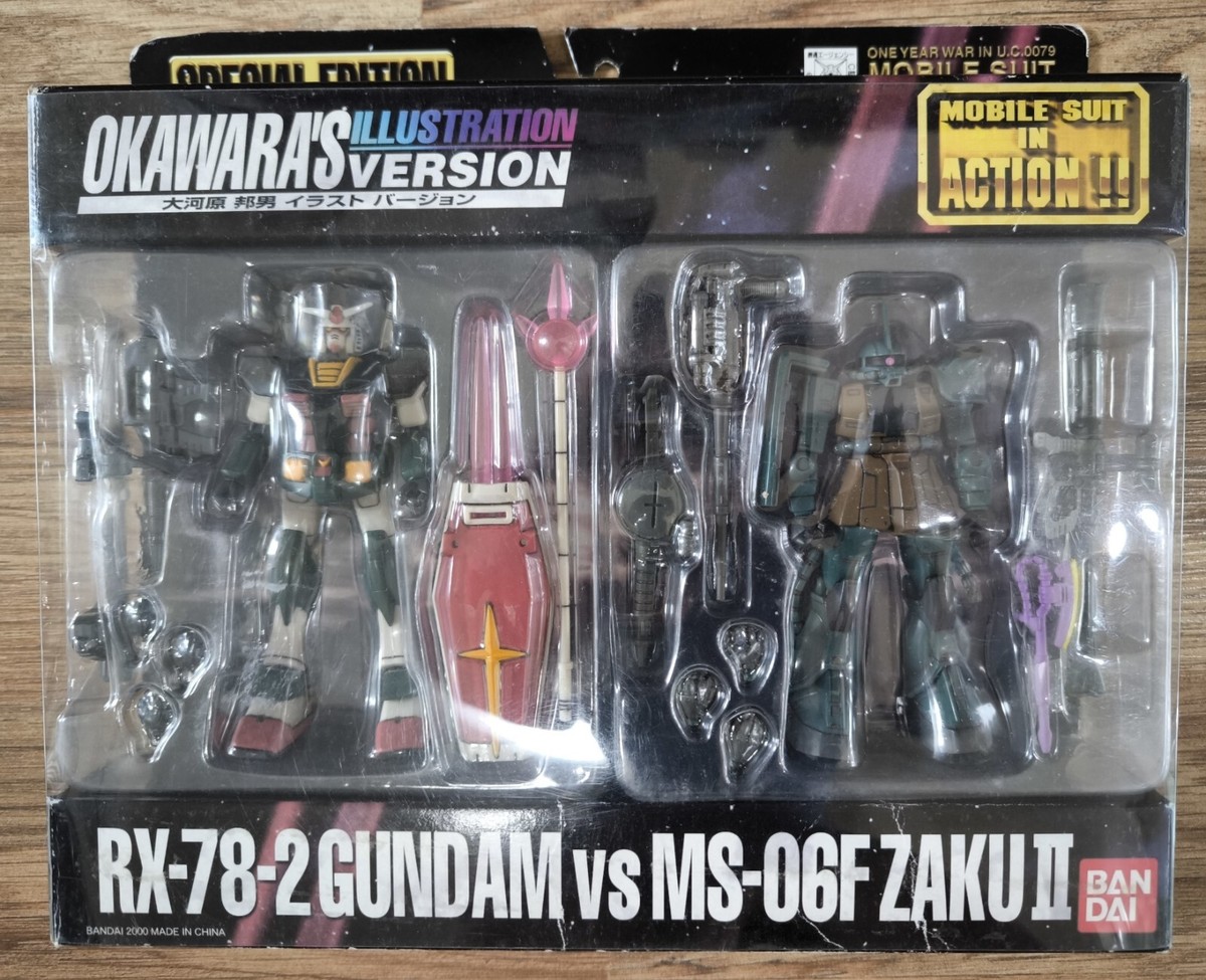 Bandai MIA MSIA Action Figure RX-78-2 Gundam VS MS-06F Zaku II