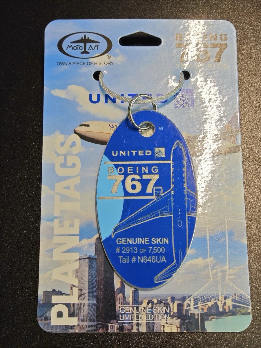 UA United Airline Planetags B767-300ER N646UA | eBay