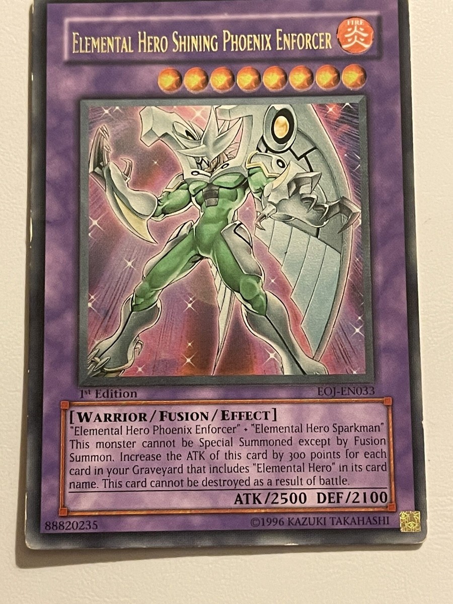 Yugioh Elemental Hero Shining Phoenix Enforcer Ultimate Rare