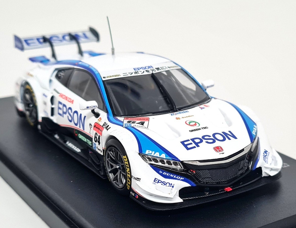 Ebbro 1/43 Honda NSX Concept-GT Epson #64 Super GT500 Diecast