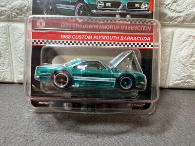 Hot Wheels RLC Red Line Club 1968 Custom Plymouth Barracuda Green