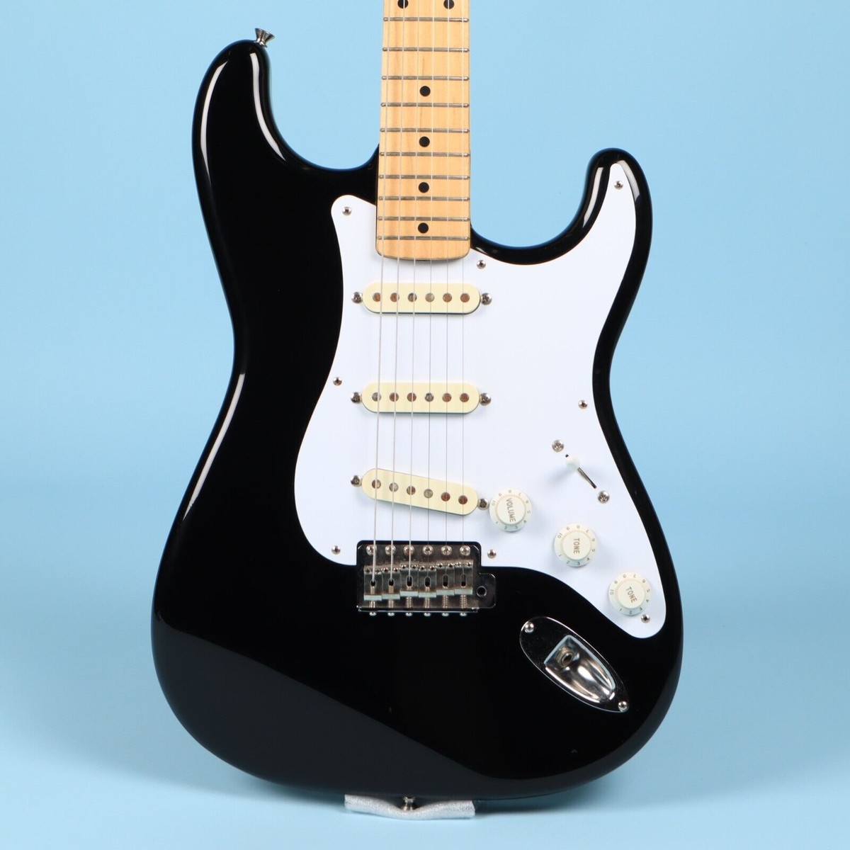 1989-1990 Fender MIJ Stratocaster Strat Japan Maple Neck Black