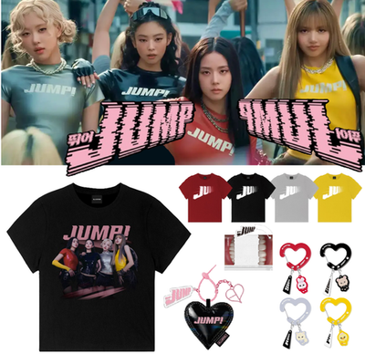 BLACKPINK [JUMP] Deadline World Tour OFFICIAL T-Shirt Keyring *US
