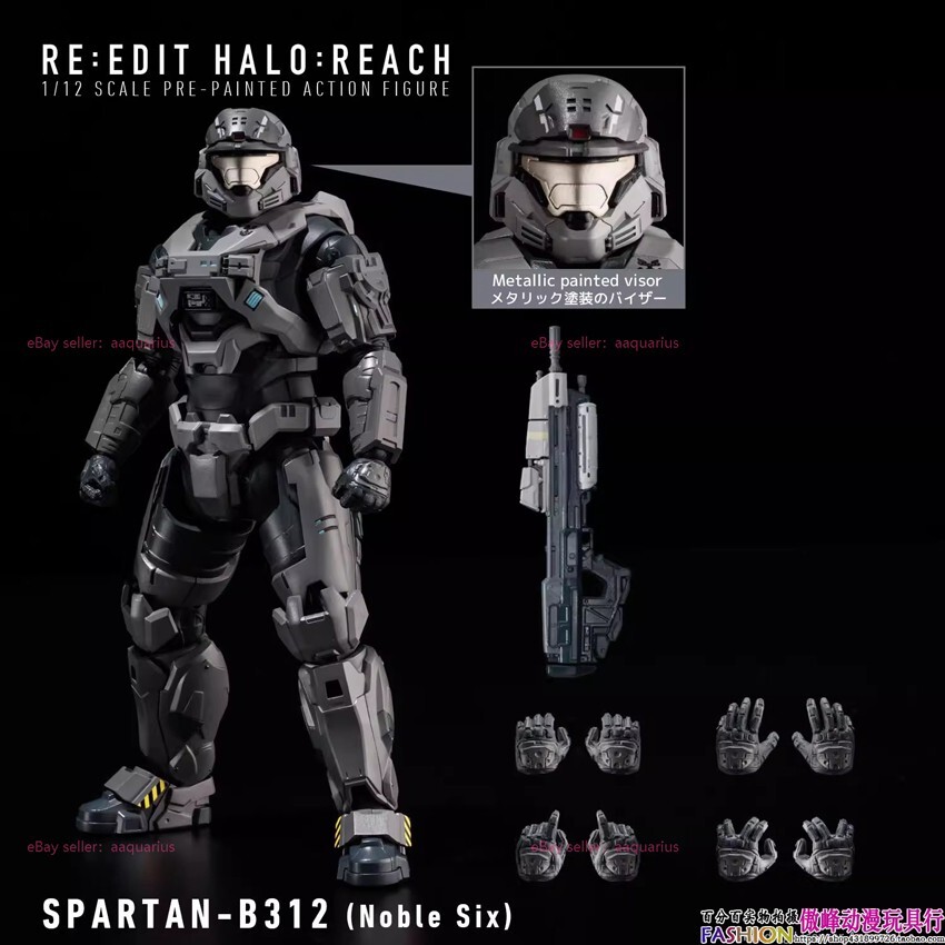 Sentinel 1000 Toys RE:EDIT HALO REACH 1/12 SCALE SPARTAN-B312