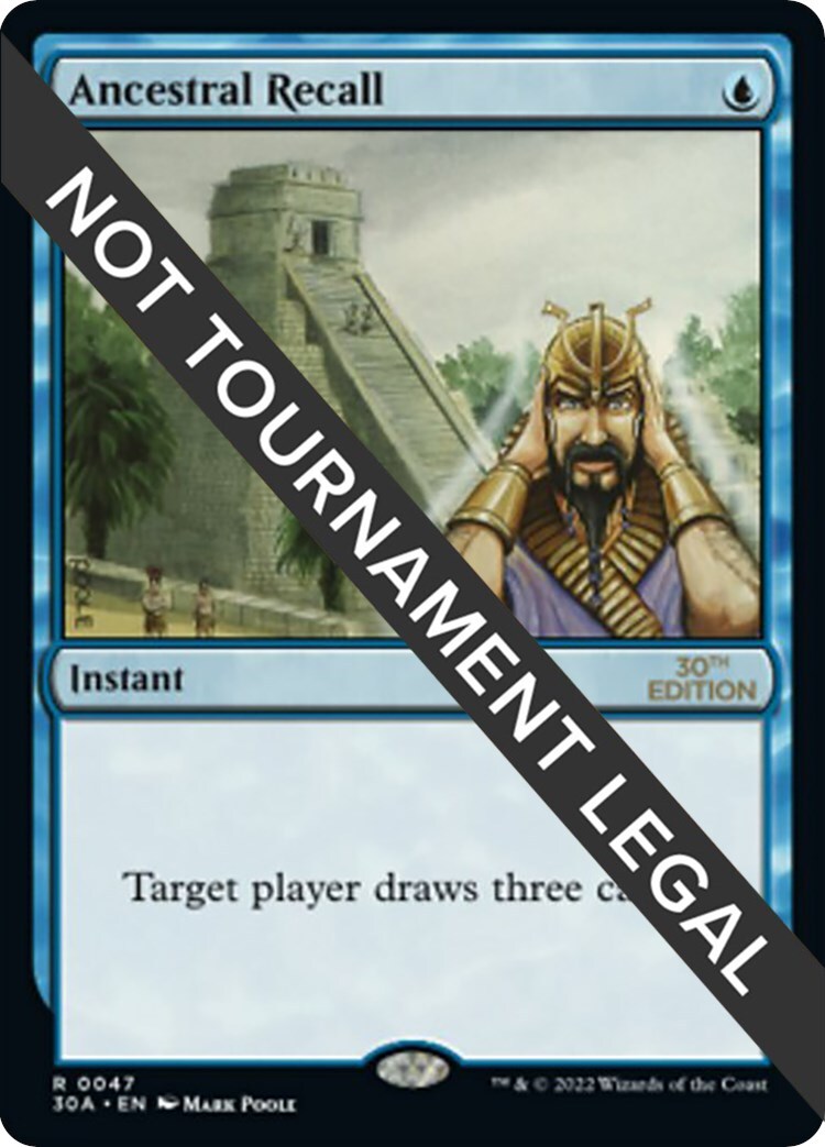 Ancestral Recall 30th Anniversary Edition Regular for sale online