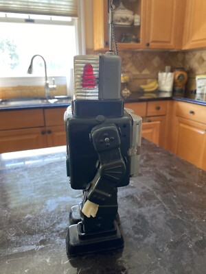 ALPS TELEVISION SPACEMAN ROBOT MADE IN JAPAN 1950's WORKING | eBay