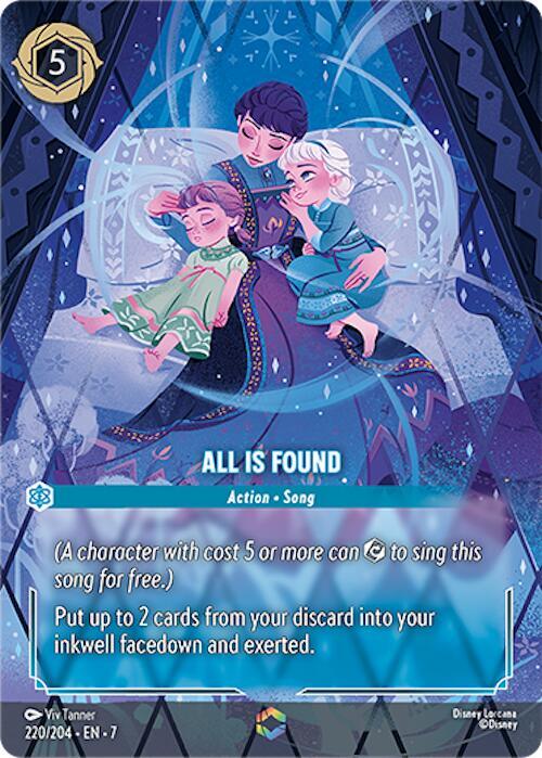 All Is Found (Enchanted) 220/204 Archazia's Island Holo for sale