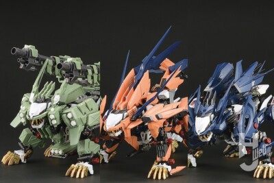 Zoids CHOGOKIN CHANGING ARMOR set for RZ-041 LIGER ZERO BANDAI