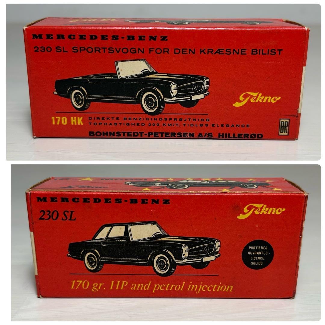 Tekno 1/43 Mercedes-Benz 230 SL Diecast Car Vintage Danish