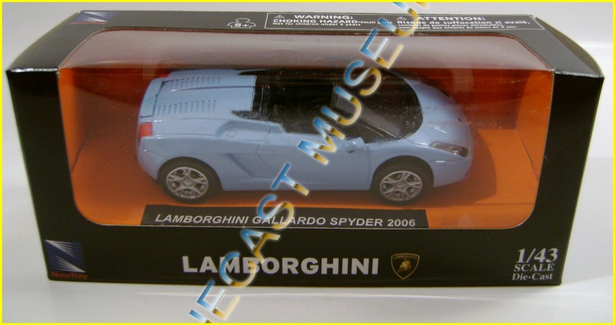 2006 '06 LAMBO LAMBORGHINI GALLARDO SPYDER 1:43 DIECAST NEW-RAY