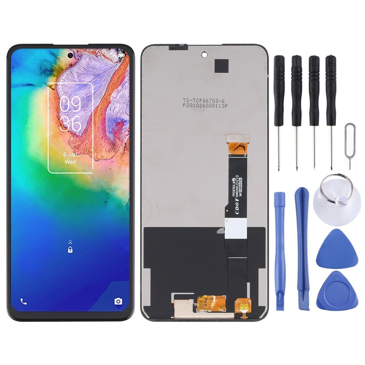 For TCL 20 5G T781 T781K T781H Replacement LCD Display Touch