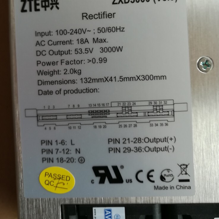 New ZXD3000 53.5V 50A Rectifier Module 3000W Power For ZVS