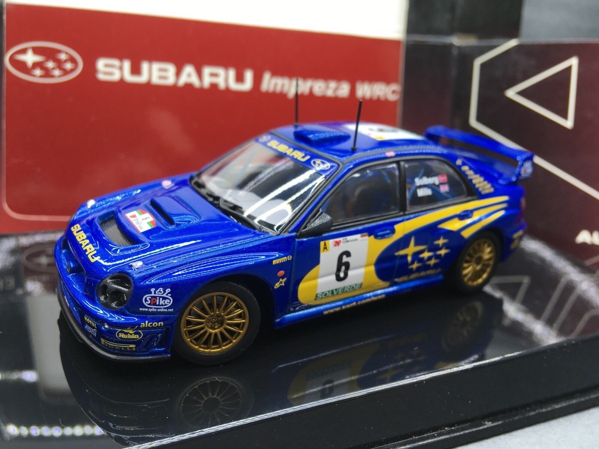 🇺🇦 1:43 AutoArt Subaru Impreza WRC 2001 Solberg #6 Rally 2004